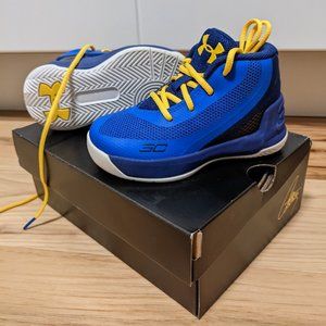 Under Armour Steph Curry Warriors Basketball Sneakers Size 5K